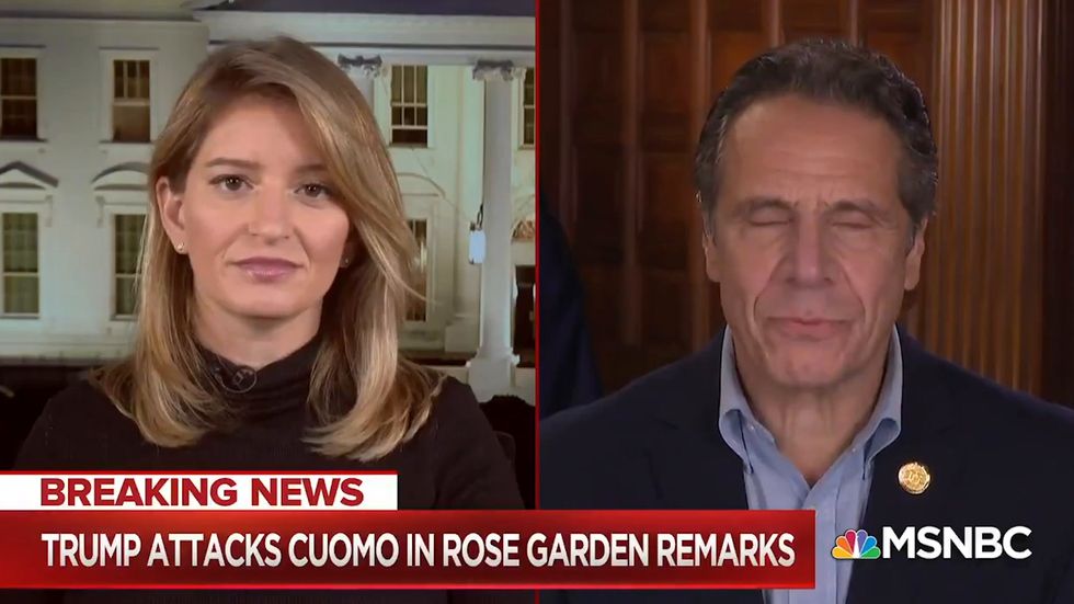 Andrew Cuomo reacts to President Trump’s saying the coronavirus vaccine will not be delivered to New Yorkers