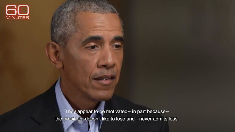 Obama says Republicans 'humouring' Trump over election are putting democracy on 'dangerous path'
