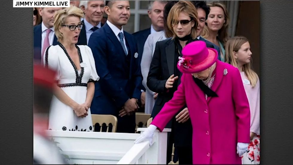 Gillian Anderson explains what happened when she met the Queen
