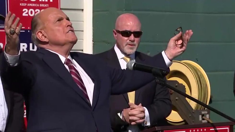 Rudy Giuliani questions legitimacy of Joe Biden election win