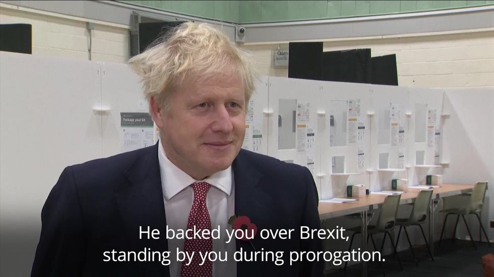 Boris Johnson says he's confident in US voting system