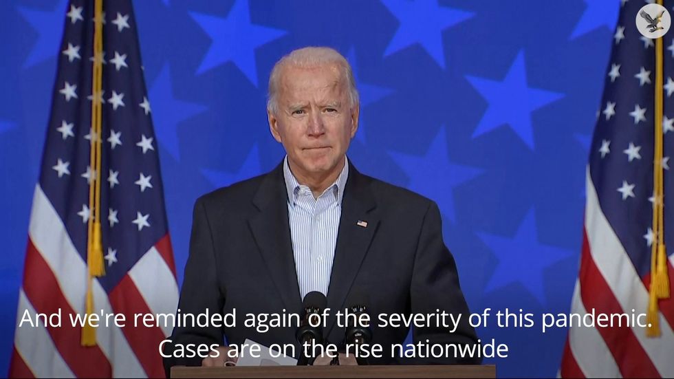 'The vote is sacred': Biden says he has no doubt he has won but democracy requires patience