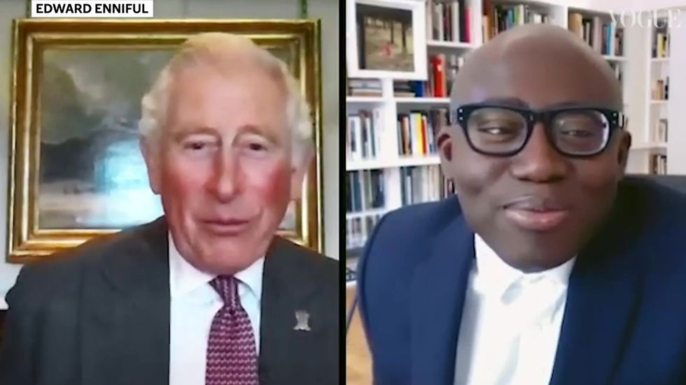 Prince Charles discusses his style with Edward Enninful for British Vogue
