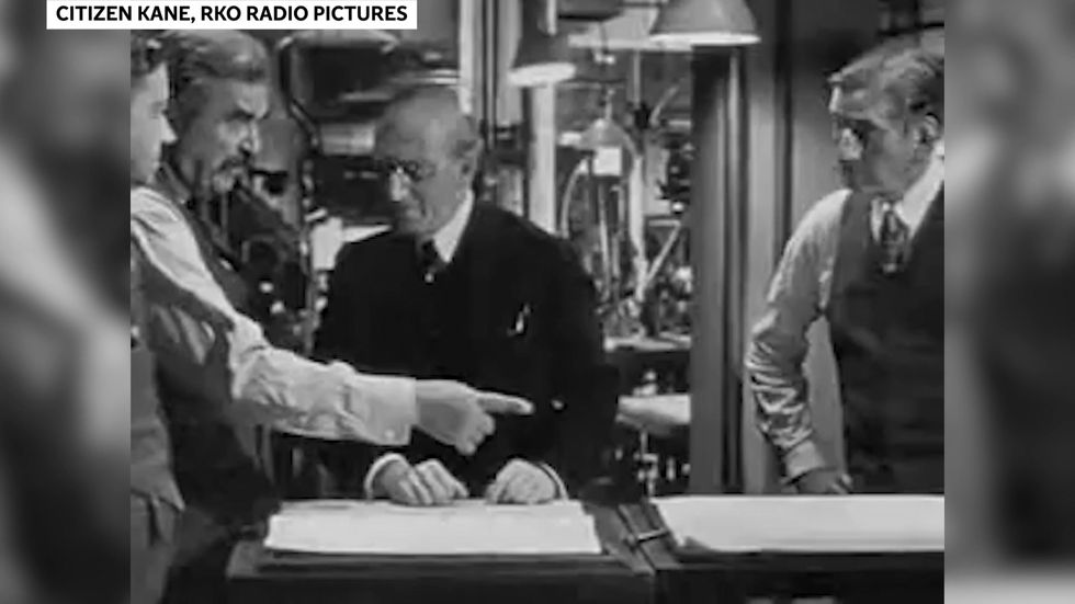 Fraud at the polls scene from Citizen Kane (1941)