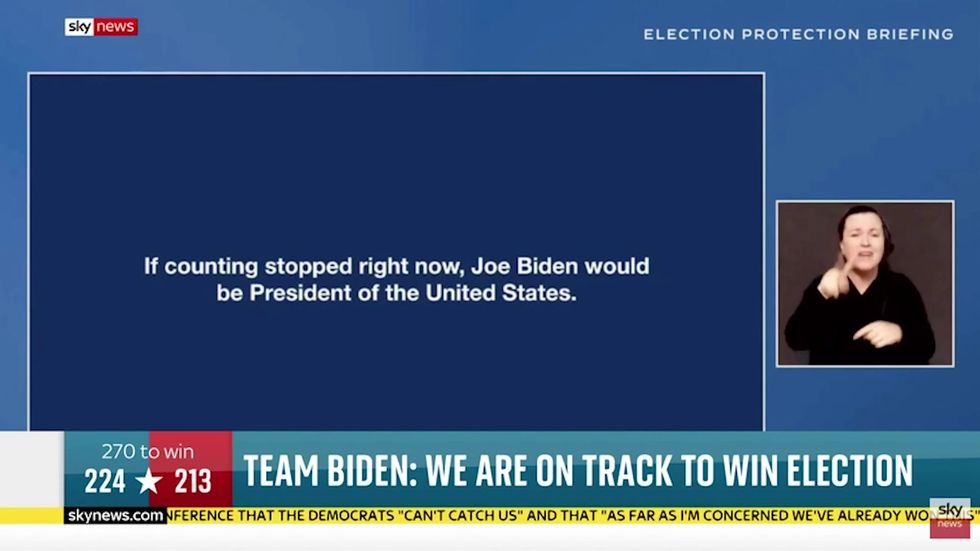 Listen: Biden campaign manager says he 'is on track to win this election'