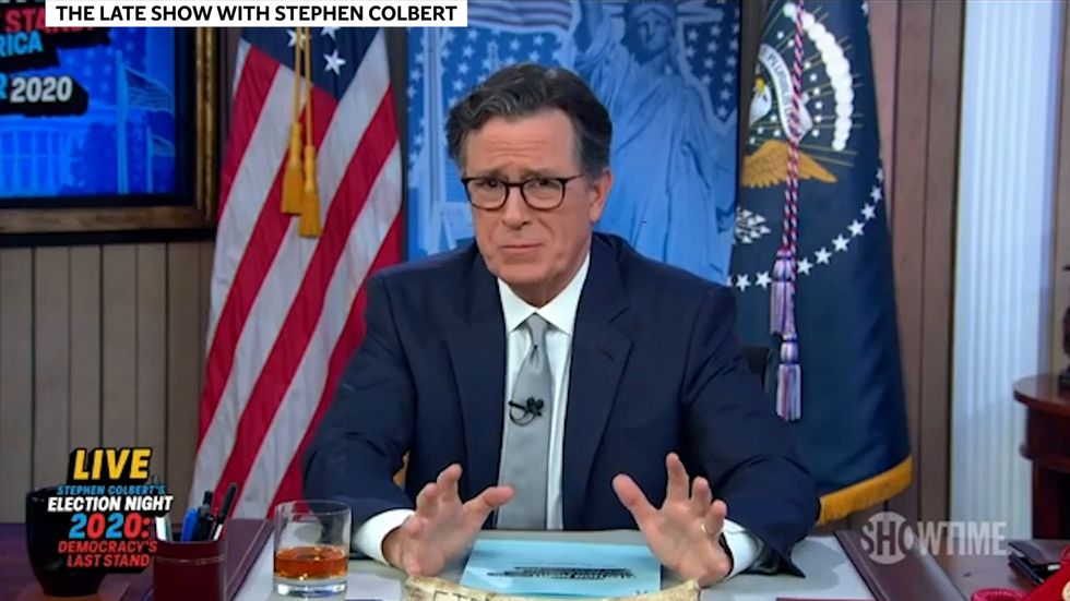 Stephen Colbert says America is 'begging for a boring president'