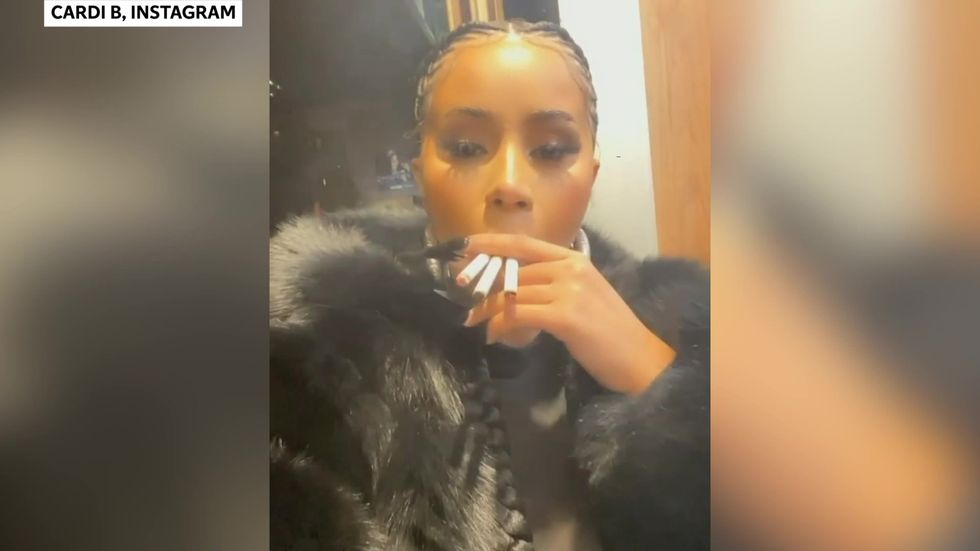 Cardi B alleviates election stress