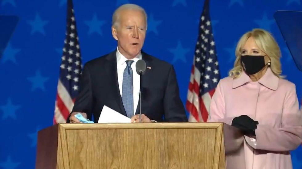 Biden: 'We feel good. We feel on track to win this election'