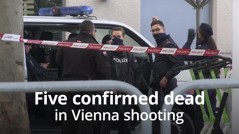 Five confirmed dead in Vienna shooting