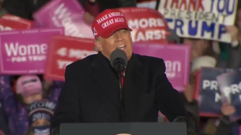 Key moments from Trump's final day of campaigning
