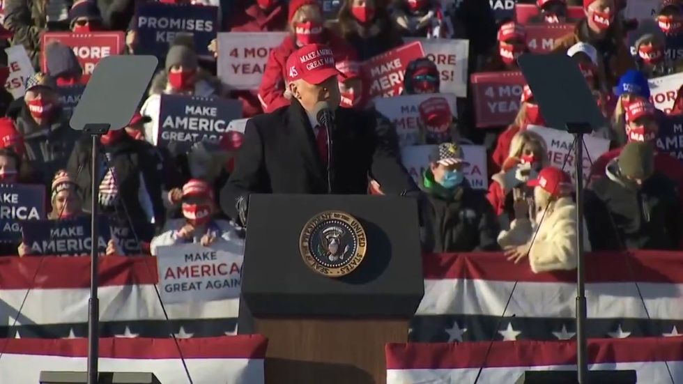 Donald Trump tells Pennsylvania governor: 'We're watching you'
