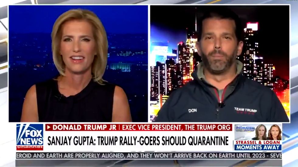 Donald Trump Jr says 1000 Covid deaths a day 'almost nothing'