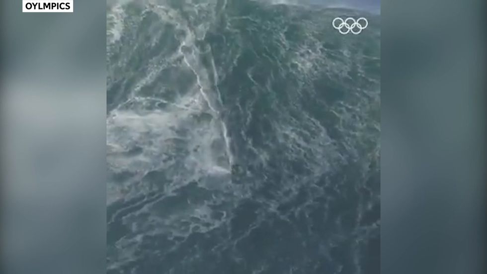 Brazilian Lucas Chumbo surfs possible world record wave at Nazare