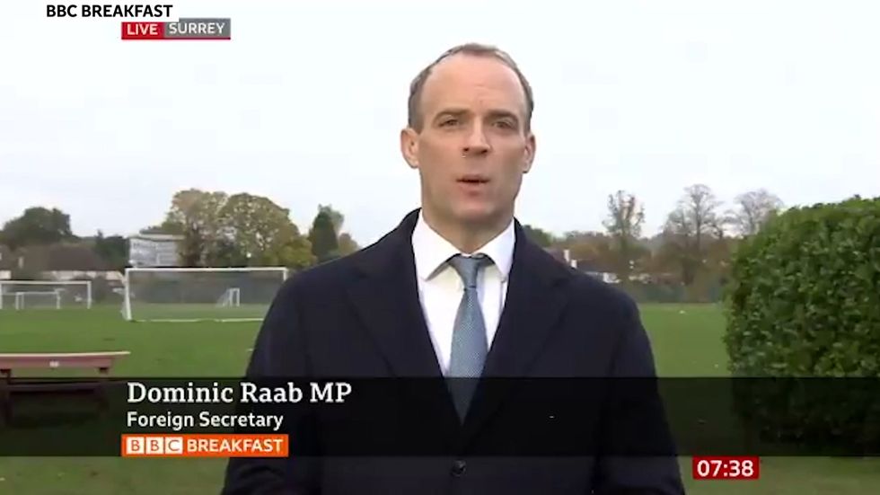 Raab says national lockdown would be 'desperately unfair'