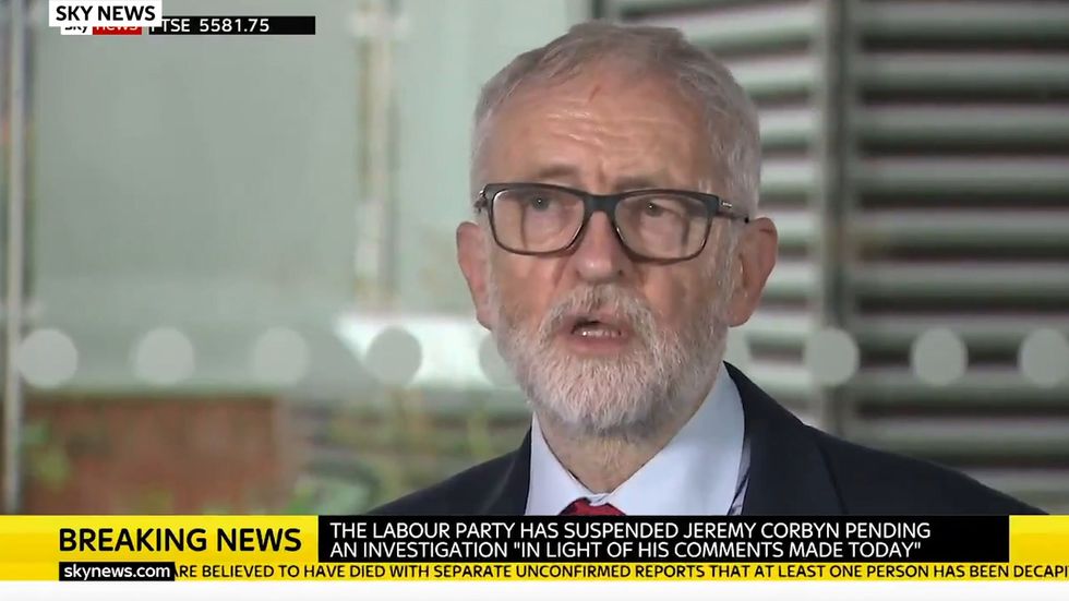 Jeremy Corbyn refuses to retract comments about the EHRC report on antisemtism