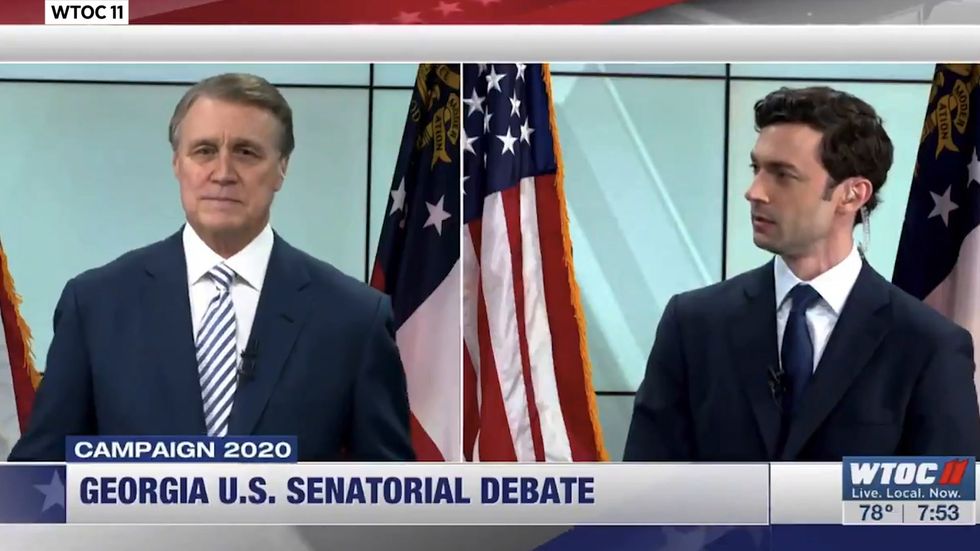 Georgia Democrat Jon Ossoff blasts GOP incumbent for record on Covid and health care