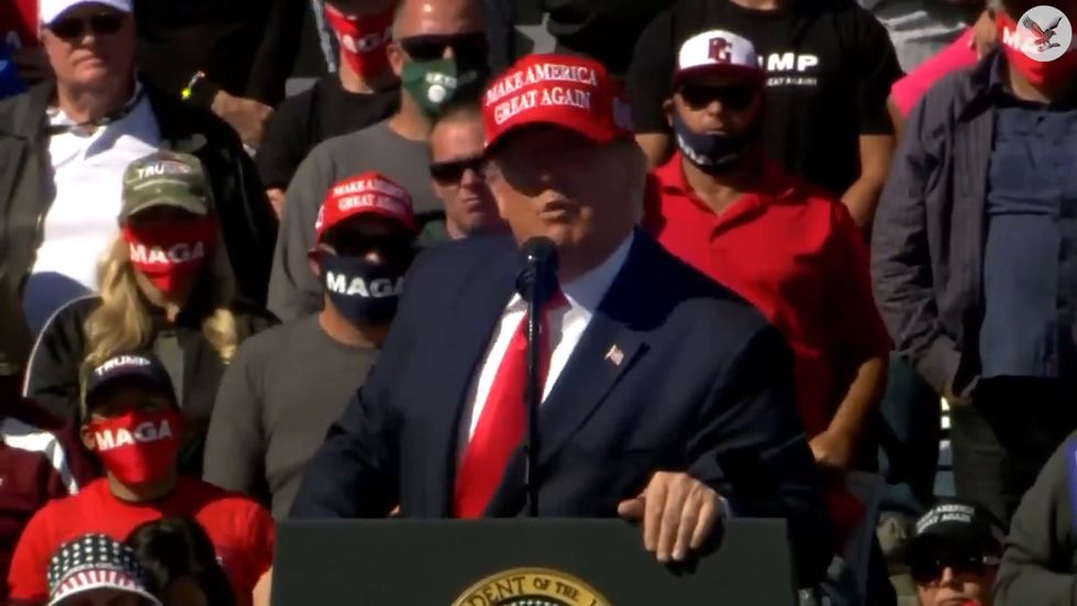 Trump hits out at Republicans turning against him after public clashes with Lincoln Project: 'Lowest form of life'