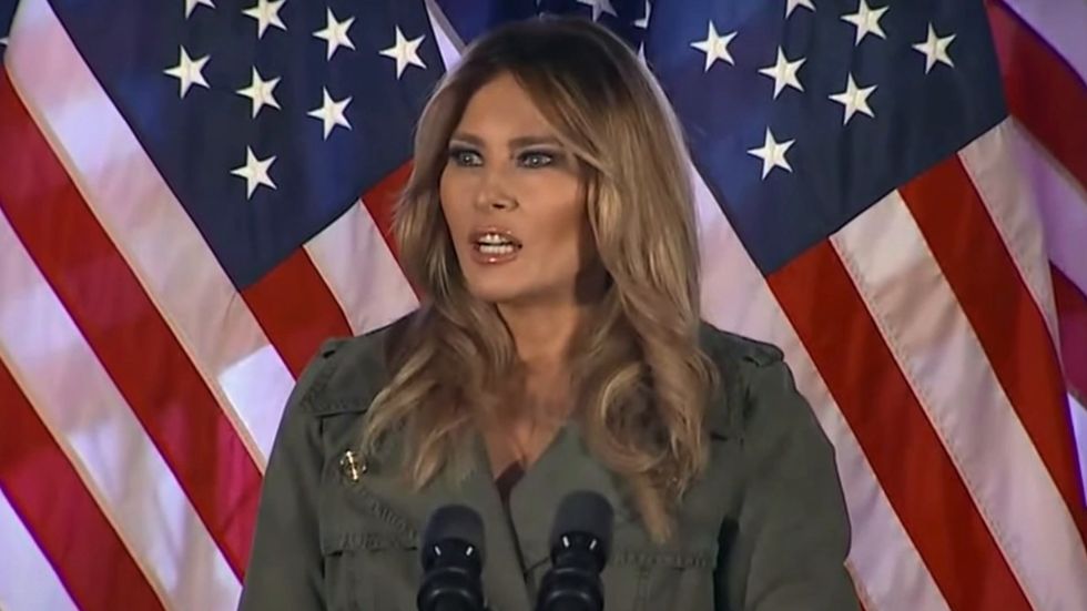 Melania Trump attacks former friend and media in fiery campaign speech
