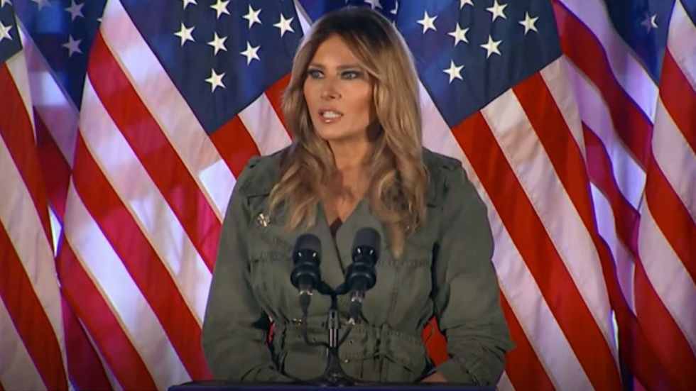 Melania Trump rages against her husband's 'sham' impeachment