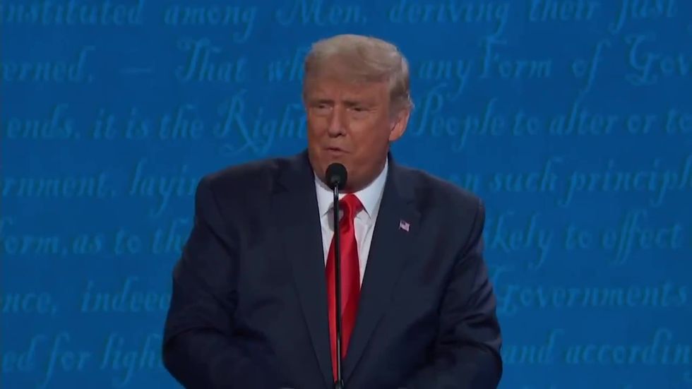 Donald Trump says he's 'the least racist person in this room'