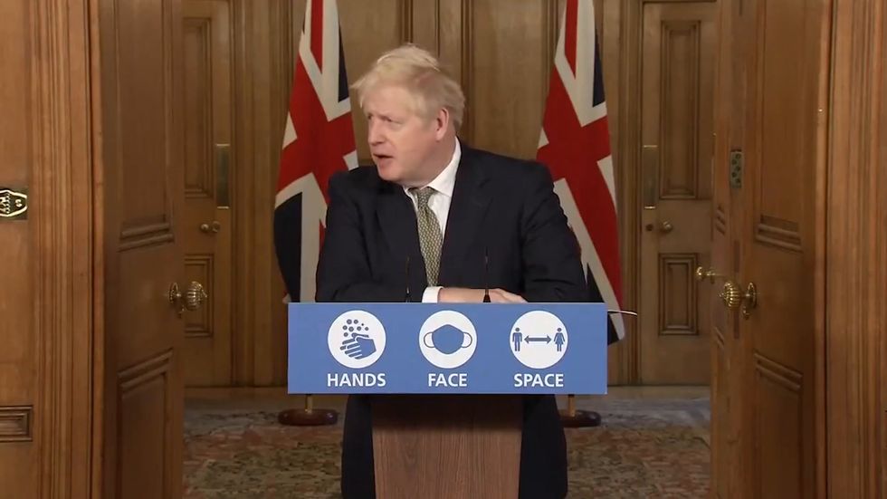 Boris Johnson says he 'shares frustration' over test and trace