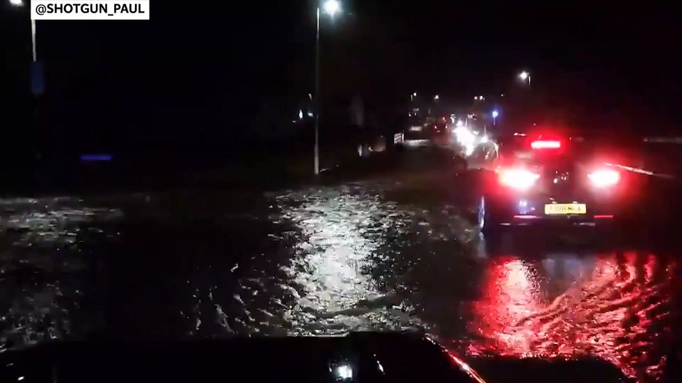 Extreme flooding hits northeast Scotland