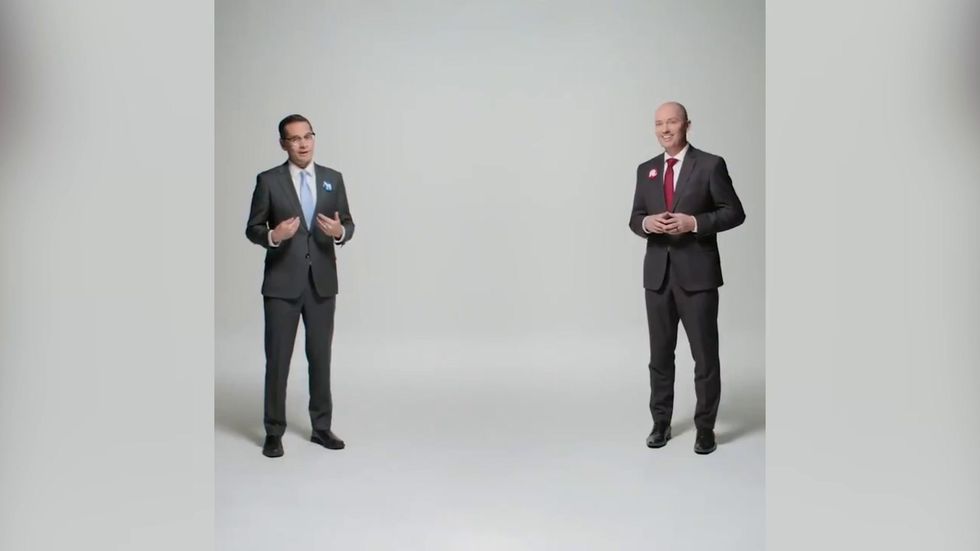 Republican and Democratic Utah governor nominees appear in same advert