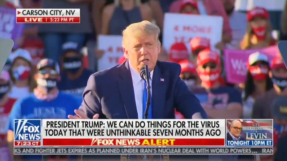 Trump claims that Biden will cancel the Christmas season