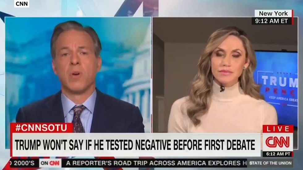 Lara Trump can't say whether president tested negative before debate