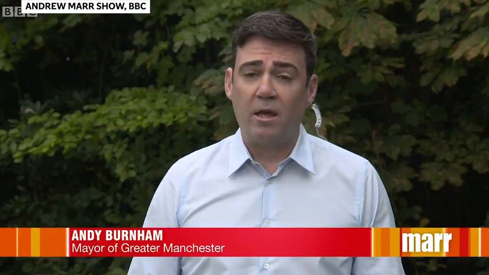 Andy Burnham accuses Boris Johnson of “exaggerating” the coronavirus situation in the region