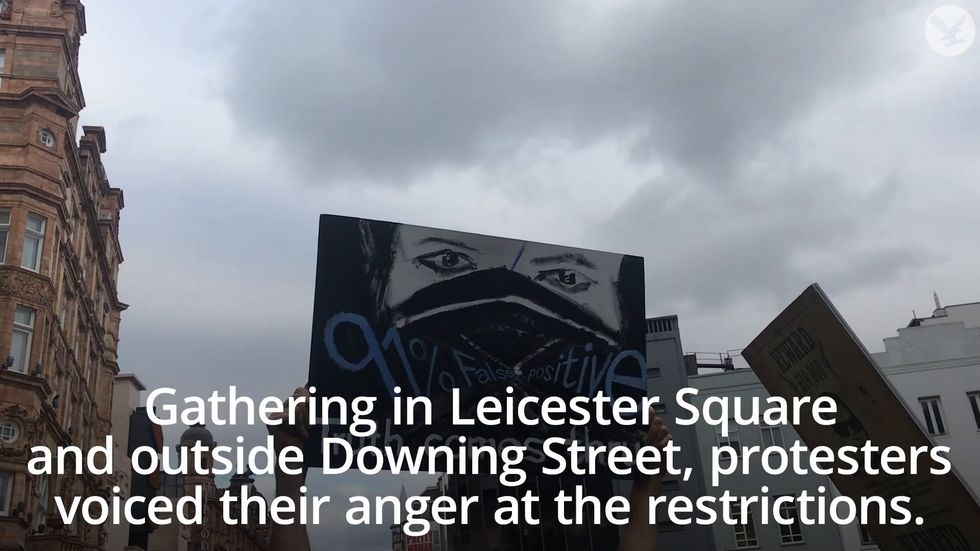 Anti-lockdown campaigners compare coronavirus to 'man flu'