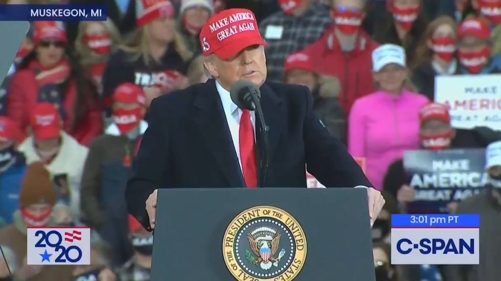 Trump launches fresh attack on kidnap plot governor Gretchen Whitmer at Michigan rally