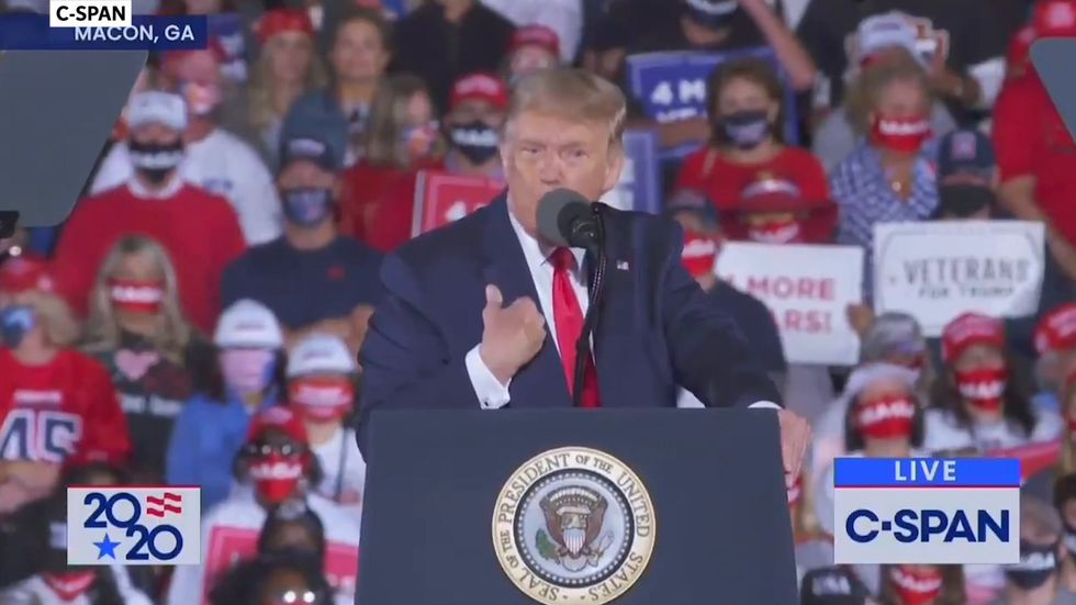 Donald Trump says he might leave US if he loses to Joe Biden