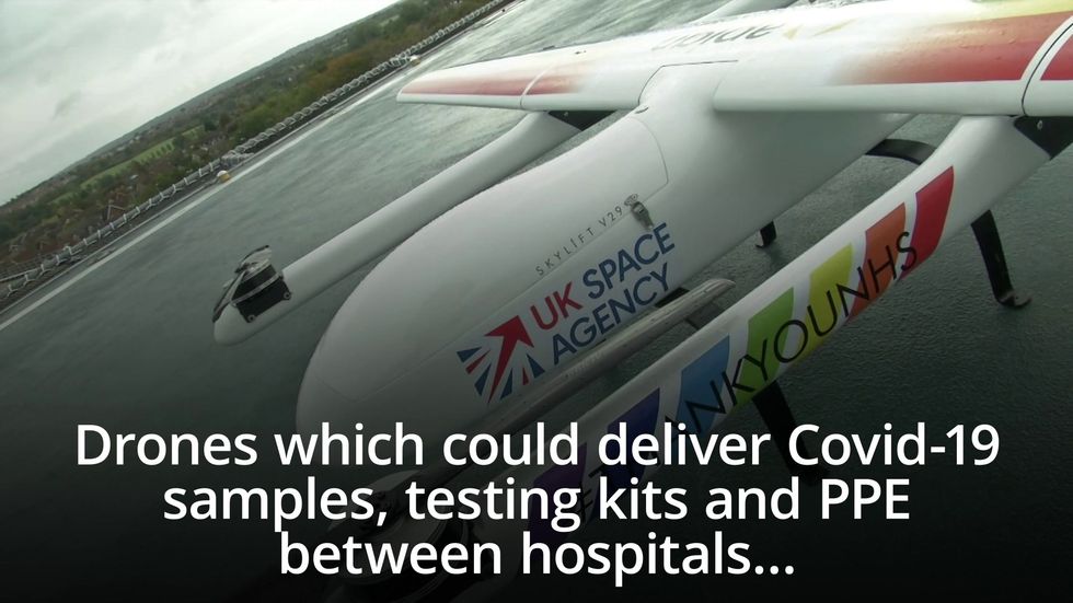 Covid-19 medical drones receives UK Space Agency backing