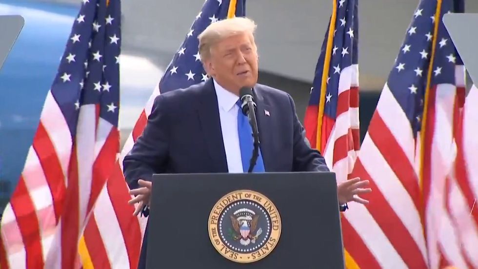 Trump says US Marshalls "got him" over killing of Antifa activist