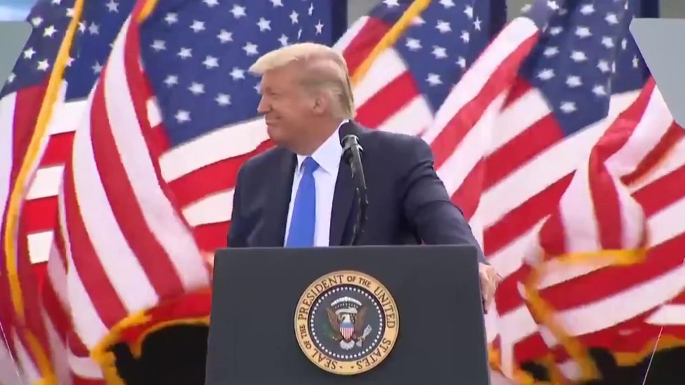 Trump says only Jesus Christ is more famous than him