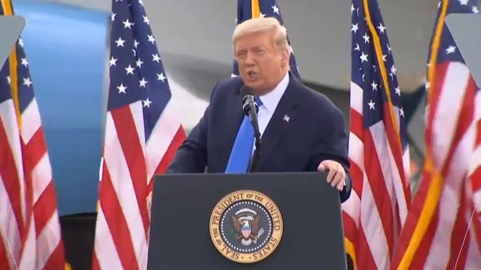 Trump threatens to jail flag burners for one year