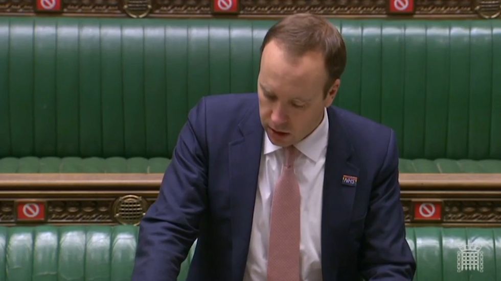 Matt Hancock confirms London and other parts of England moving to 'high' tier 2 lockdown