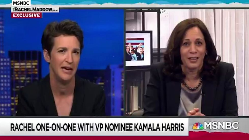 Kamala Harris cracks up when asked if she saw the fly on Mike Pence's head