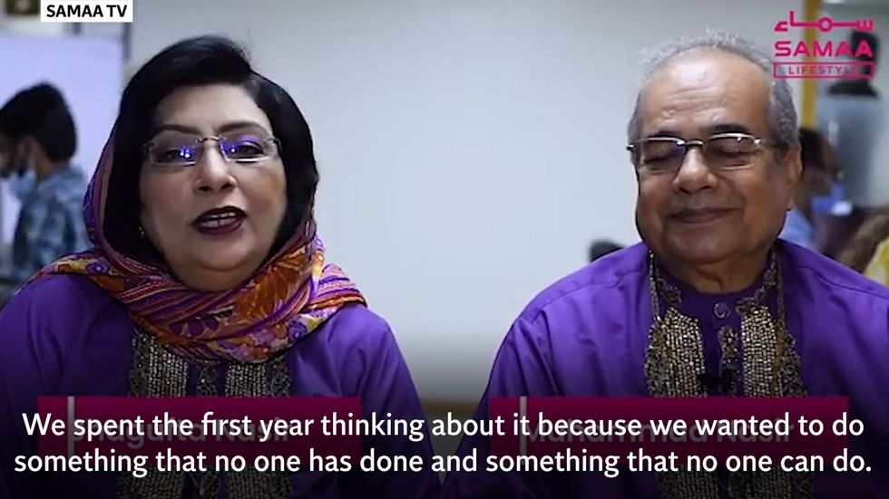 This married couple in Pakistan has been wearing matching outfits for the last 37 years