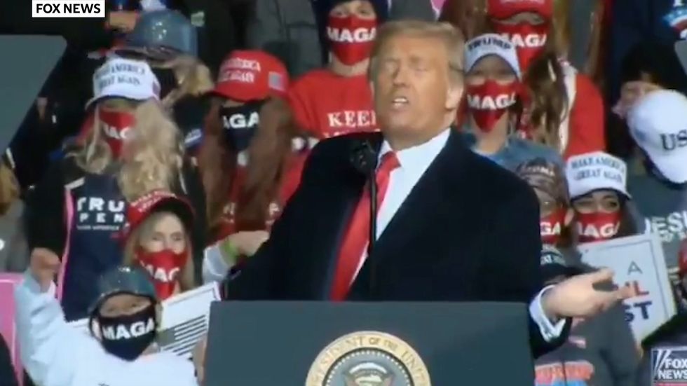 'I saved your damn neighbourhood ok?' Trump asks suburban women to like him