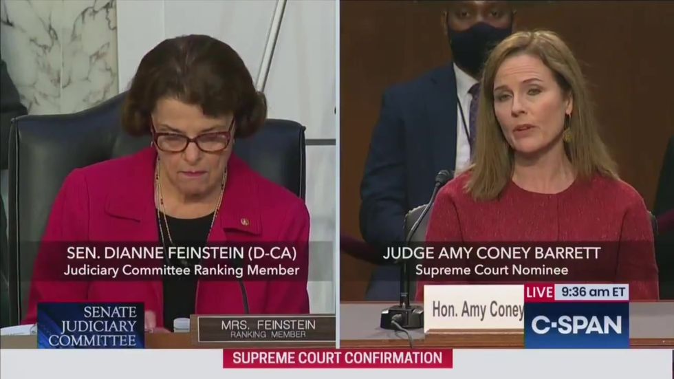 Amy Coney Barrett refuses to say whether she would overturn Roe v Wade abortion rights