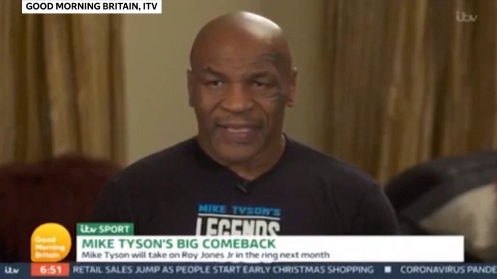 Mike Tyson gives 'uncomfortable' GMB interview