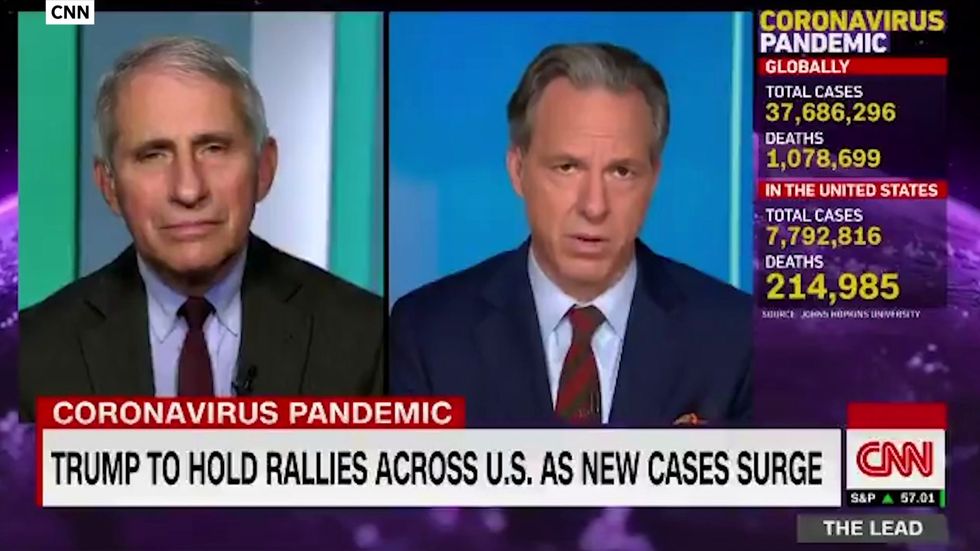 Dr Fauci calls for Trump campaign to take down misleading ad