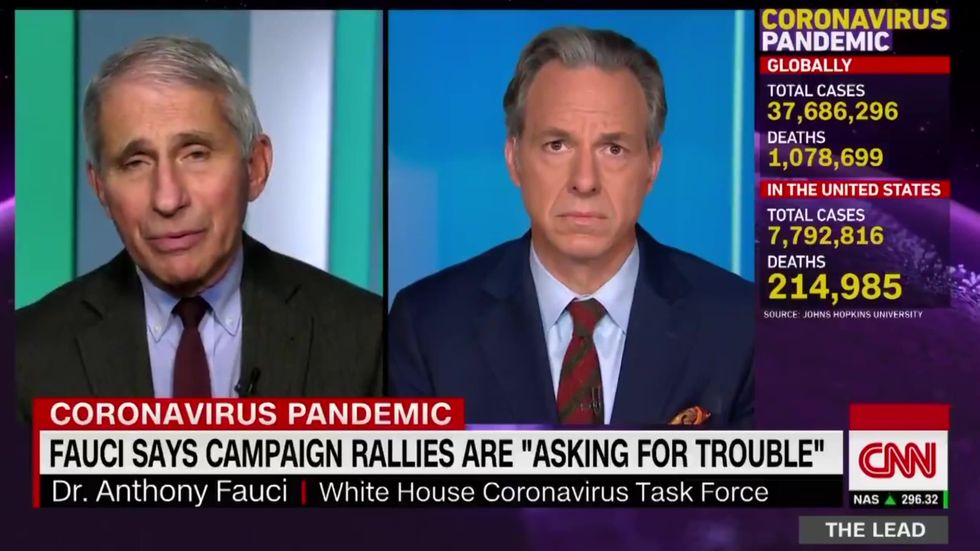 Fauci raises alarms about Trump’s planned blitz of campaign rallies