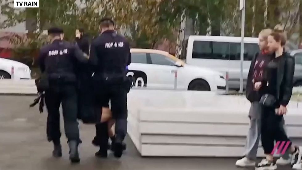 Pussy Riot members arrested after LGBT flag protest