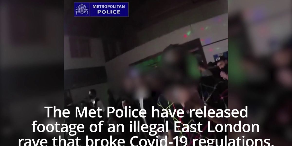 Police Breaking Up Rave Met Police release footage of illegal rave in London | indy100