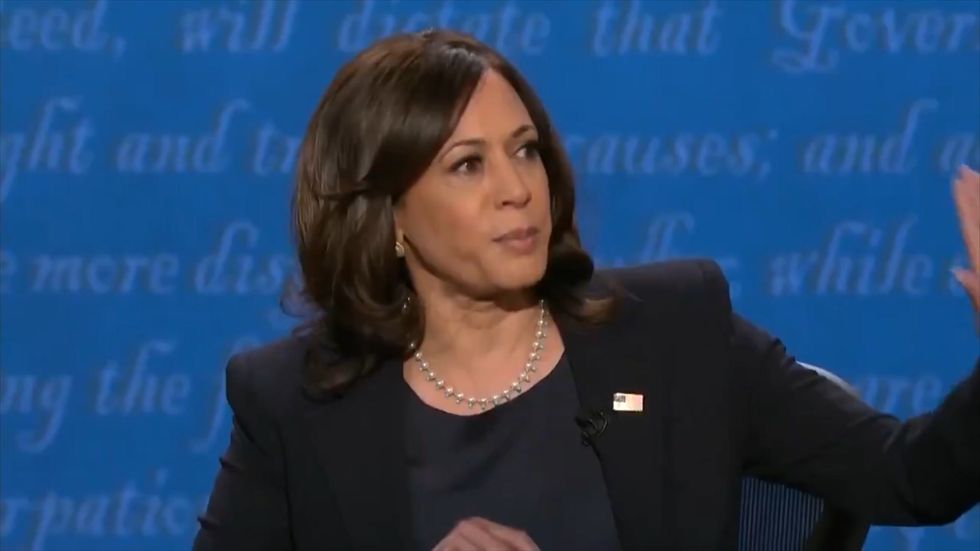'Mr Vice President, I'm speaking': Harris stops Pence interrupting her at debate