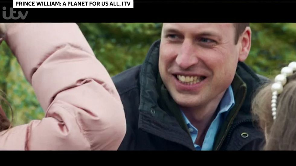 Prince William says George and Charlotte are 'as cheeky as each other' in itv documentary