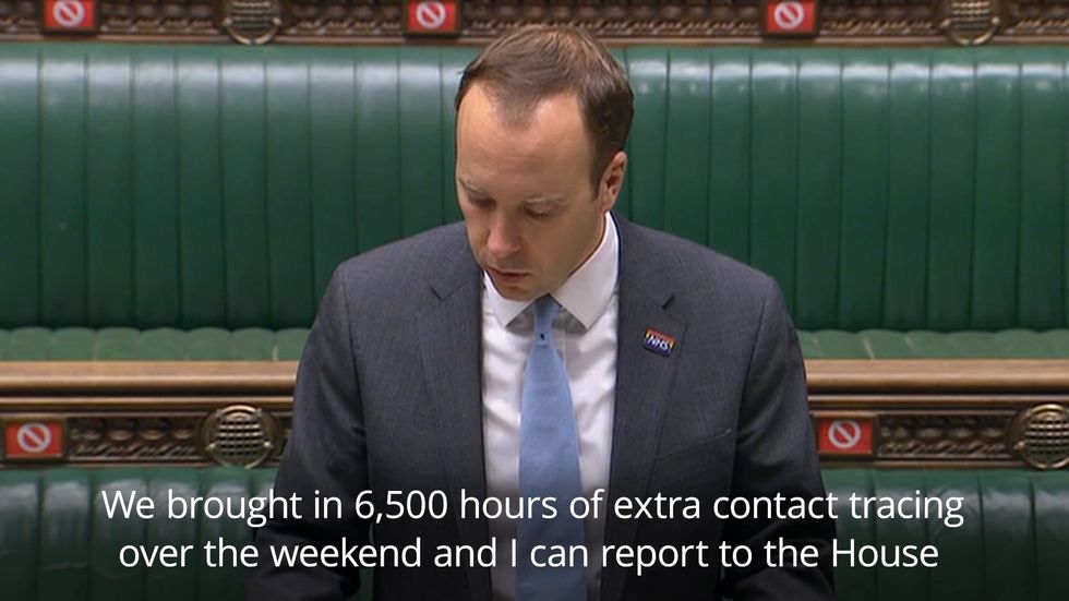 Matt Hancock: Data issue with coronavirus cases 'should never have happened'